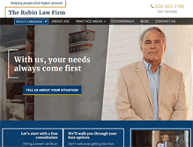 Tablet Screenshot of lawrubin.com